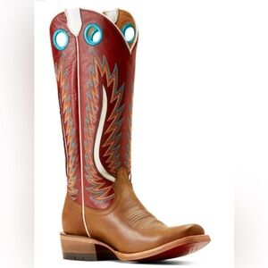 Ariat Futurity Fort Worth Roughout Brown Western Boots 6.5